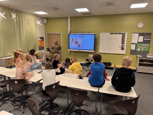 Desembersamling på skolen